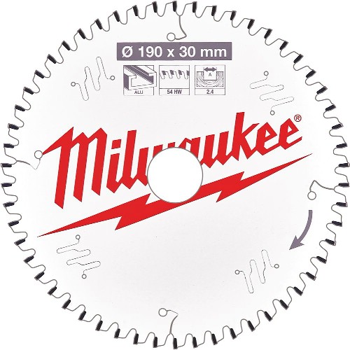 Sirkelsagblad MILWAUKEE Aluminium